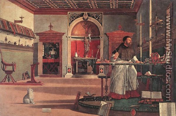 Life of St. Jerome: Vision of St. Augustine (Storie di san Gerolamo: Visione di sant