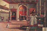 Life of St. Jerome: Vision of St. Augustine (Storie di san Gerolamo: Visione di sant'Agostino) - Vittore Carpaccio