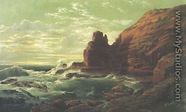 Castle Rock, Cape Schanck, Victoria - Nicholas Chevalier