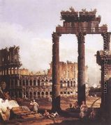 Capriccio with the Colosseum 1743-44 - Bernardo Bellotto (Canaletto)
