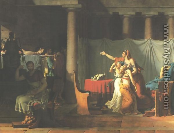 Lictors Bringing Brutus the Bodies of His Sons - Jacques Louis David