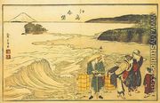 Spring at Enoshima (Enoshima shunbo) - Katsushika Hokusai