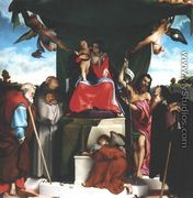 San Bernardino Altarpiece - Lorenzo Lotto