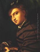 Portrait of a Young Man with a Book - Lorenzo Lotto