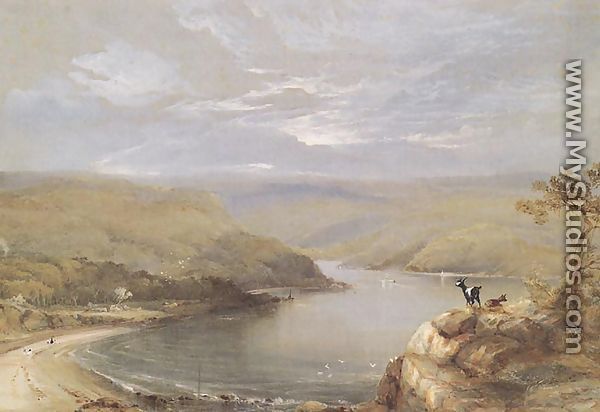 View across an Inlet - Conrad Martens