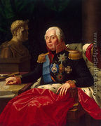 Portrait of Mikhail Kutuzov (Golenishchev-Kutuzov, Prince of Smolensk) - Jozef (Joseph) Oleszkiewicz