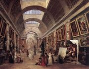 Design for the Grande Galerie in the Louvre 1796 - Hubert Robert
