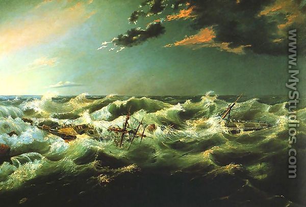 Admelia Wrecked, Cape Banks, 6th August 1859 - James Shaw