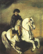 Napoleon on Horseback - Piotr Michalowski