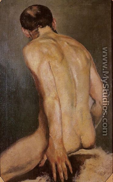 Nude Male Study - Jacek Malczewski