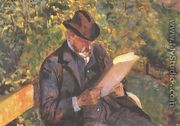 Portrait of a Man Reading - Jacek Malczewski
