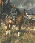 Pilsudski on Horseback - Wojciech Kossak