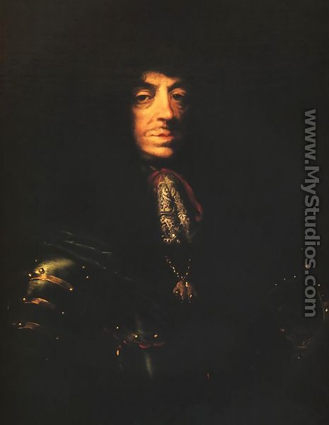Portrait of King John Casimir - Daniel Schultz