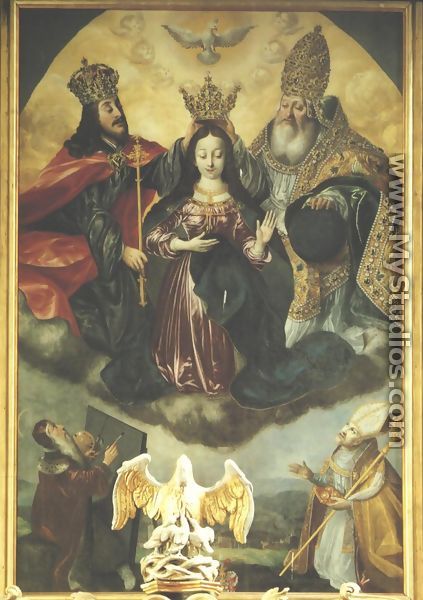 Coronation of the Madonna - Bartlomiej Strobel