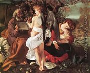 Rest on the Flight into Egypt (Riposto durante la fuga in Egitto) - (Michelangelo) Caravaggio