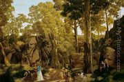 At the Hanging Rock - William Ford