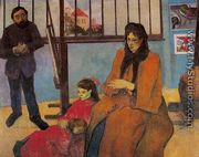 Schuffenecker's Studio (The Schuffenecker Family) - Paul Gauguin