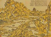 Landscape with a Hundred Bridges - Katsushika Hokusai