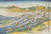 Mount Fuji from Kanaya on the Tokaido Road (Tokaido Kanaya no Fuji) - Katsushika Hokusai