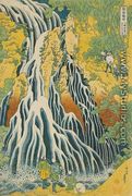 Kirifuri Waterfall at Mount Kurokami in Shimotsuke Province (Shimotsuke Kurokamiyama Kirifuri no taki) - Katsushika Hokusai
