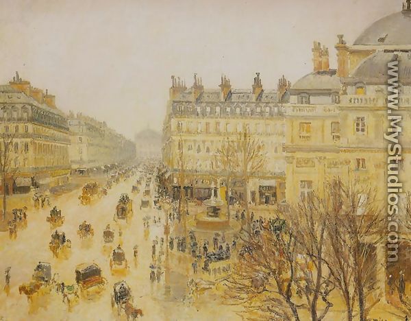 âtre Français, Pluie - Camille Pissarro