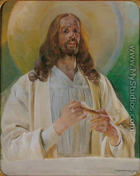 Christ in Emmaus - Jacek Malczewski