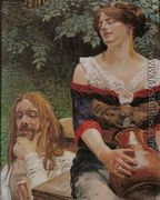 Christ and the Samaritan Woman - Jacek Malczewski