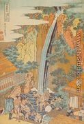 Roben Waterfall at Oyama in Sagami Province (Soshu Oyama Roben no taki) - Katsushika Hokusai