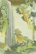 Ono Waterfall on the Kisokaido Road (Kisokaido Ono no bakufu) - Katsushika Hokusai