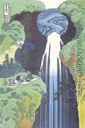 Amida Waterfall on the Kisokaido Road (Kisoji no oku Amidagataki) - Katsushika Hokusai