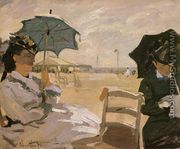 On the Beach, Trouville (La plague de Trouville) - Claude Oscar Monet
