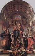 Madonna and Child Enthroned with Saints 1498 - Bartolomeo Montagna