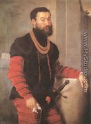 Portrait of a Soldier 1555-59 - Giovanni Battista Moroni