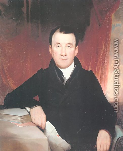 Portrait of Jonas Platt 1827-28 - Samuel Finley Breese Morse