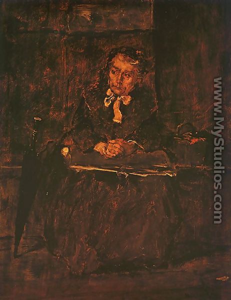 Seated Old Woman- Study for "The Pawnbroker