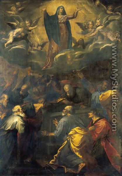 Assumption of the Virgin 1581-83 - Girolamo Muziano