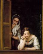 A Girl and her Duenna 1670 - Bartolome Esteban Murillo