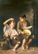 Boys Eating Fruit (Grape and Melon Eaters) 1645-46 - Bartolome Esteban Murillo