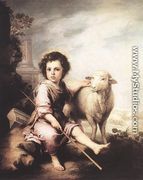 Christ the Good Shepherd c. 1660 - Bartolome Esteban Murillo