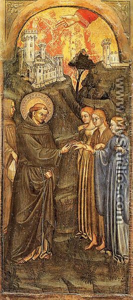 The Mystical Marriage of St. Francis to Poverty - Ottaviano Nelli
