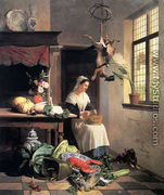 A Maid in the Kitchen - David Emil Joseph de Noter