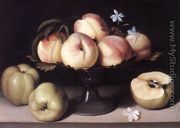 Still-life with Peaches - Panfilo Nuvolone