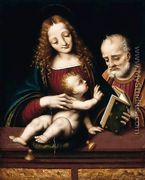 The Holy Family - Marco d' Oggiono