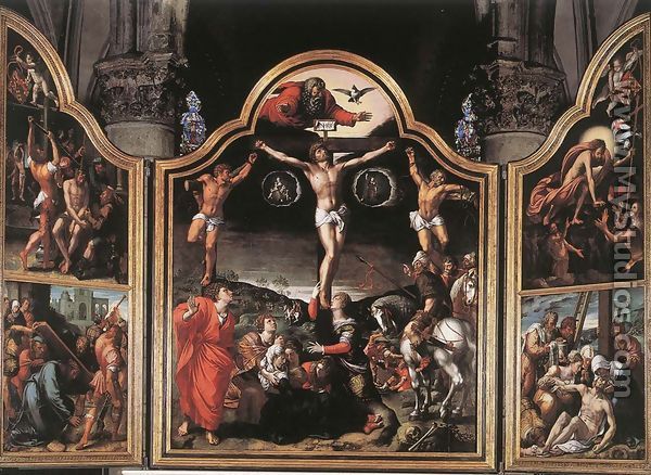 Altarpiece of Calvary c. 1534 - Bernaert van Orley