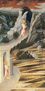 Saint John the Baptist Entering the Wilderness 1455-60 - Giovanni di Paolo