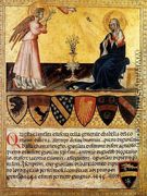The Annunciation 1445 - Giovanni di Paolo