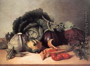 Still Life- Balsam Apples and Vegetables 1820s - James Peale