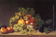Still Life with Fruit on a Tabletop - James Peale