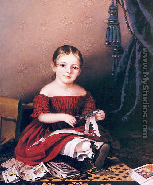 Posthumous Portrait of Mary Griffith 1841 - Sarah Miriam Peale