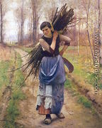 The Woodcutter's Daughter 1890s - Charles Sprague Pearce